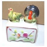Turkey Nodder 3pc. S&P shaker set