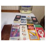 Advertising Maps & Leather wallet