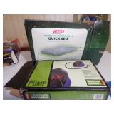 Double Air mattress & pump