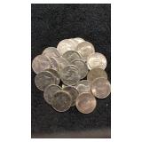 22 Kennedy Half Dollars 70ï¿½s - 90ï¿½s