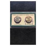Susan B Anthony and Sacagawea Dollar Coin