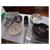 Large Lot of Cook ware pans, misc.