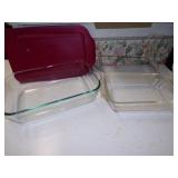 FIre King & Pyrex Casserole pans