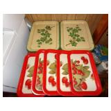Vintage serving trays