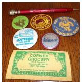 Welcome Wild Cat & Centenial button & other welcoe