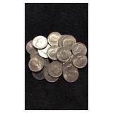 22 Kennedy Half Dollars 70ï¿½s - 90ï¿½s