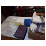 Box of Quilting material