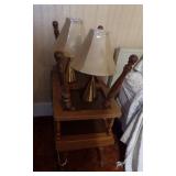 2-Step End tables & 2 lamps