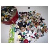 Lot Of Vintage Clothing Buttons