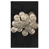 25 Bicentennial Kennedy Half Dollars