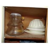 Christmas tree Candy jar, Half Gal Milk holder,