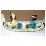 3pc. Natives in Canoe S&P shaker set