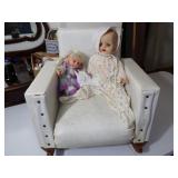 Childs Rocking chair & dolls