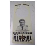 Re-Elect Meschke for Sheriff Door hanger