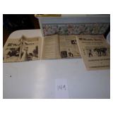 1990 Welcome Centenial era news papers