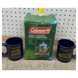 2- 1988 welcome all school mugs & Coleman 9 c