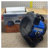 Power gear utility heater fan