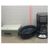 Locking box, coffee pot