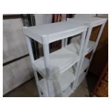 2 Sets Plastic Shelving