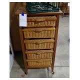 Stand w/ Wicker drawers