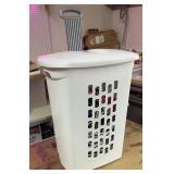 Clothes hamper and hangers