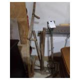 Lot of yard tools