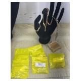 6 Sets Of Short Chains & Keep Sake Purse