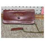 Leather truckers wallet