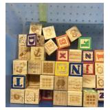 Wooden Alphabet Blocks
