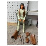 vintage Louis Marx Johnny West Indian Chief