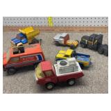 Lot of Small toy trucks