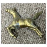 Brass horse