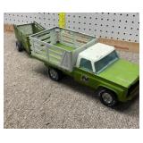 Nylint Farms pressed steel toy pickup truck and