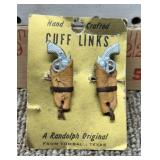 Hand crafted RANDPH Original pistol Cuff Links
