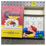 vintage 1949 "The Game of Cootie" board game