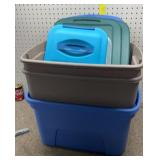 4- Totes With Lids