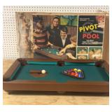 1972 Pivot Pool Tabletop Game & Original Box