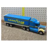 Buddy L Goodyear semi-truck and trailer toy