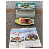 Schylling Victoria Steam Powered Engine Tin Toy