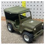 1970s Tonka Pressed steel military Jeep
