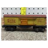 Lionel pre-war O gauge "Baby Ruth" boxcar,