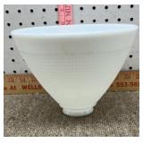 Milk glass lamp globe