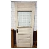 Vintage 32 x 79.25 door with glass window