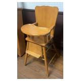 Wooden highchair