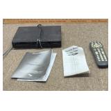 DVD player and universal remote