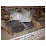 Lath, chicken wire, plastic & trim lot