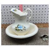 Wash basin & pitcher