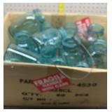 Mint green mason jars