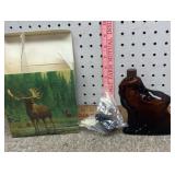 Full, Avon Alaskan moose decanter