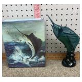 Full vintage Avon sea trophy decanter